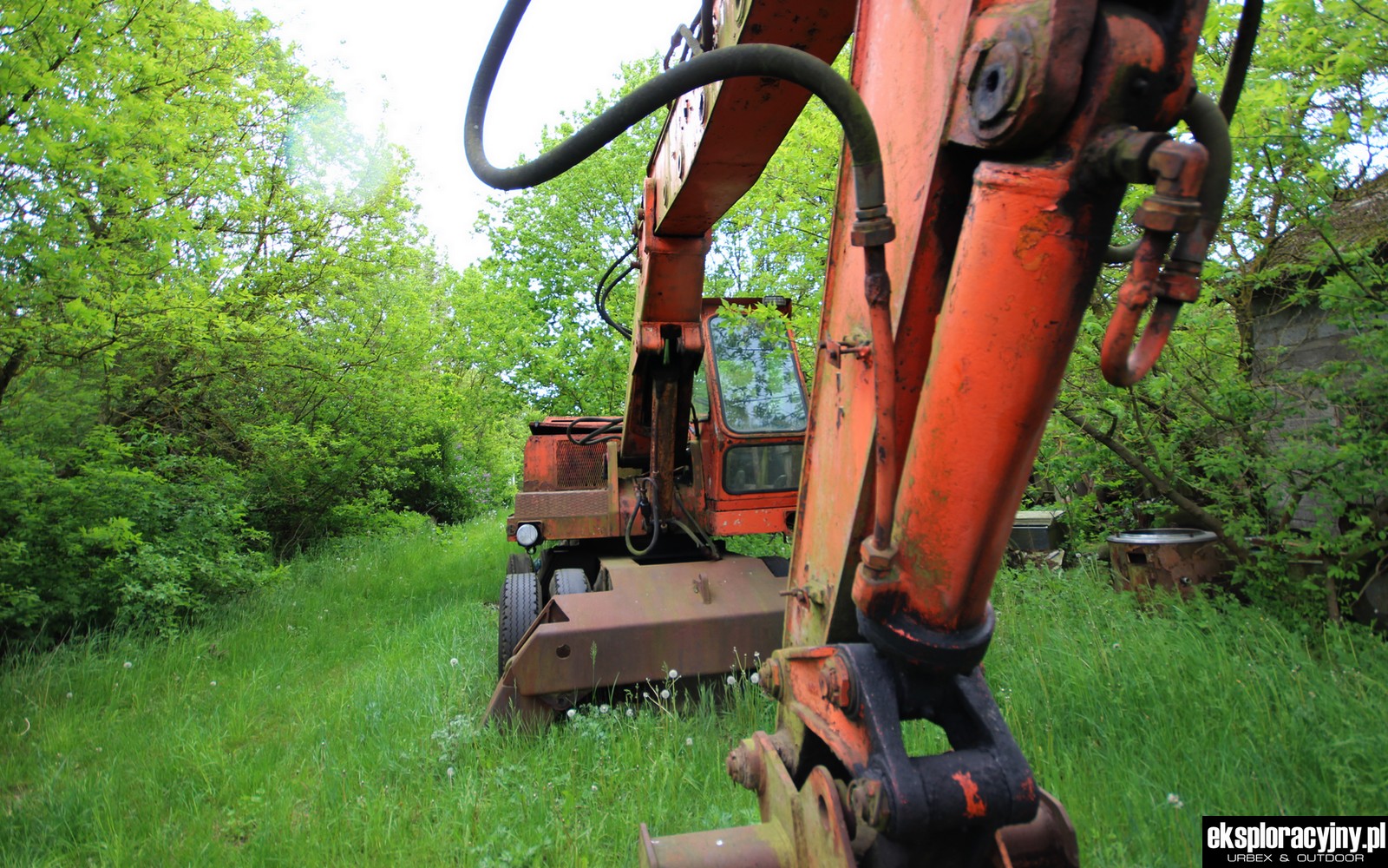 Koparka na emeryturze