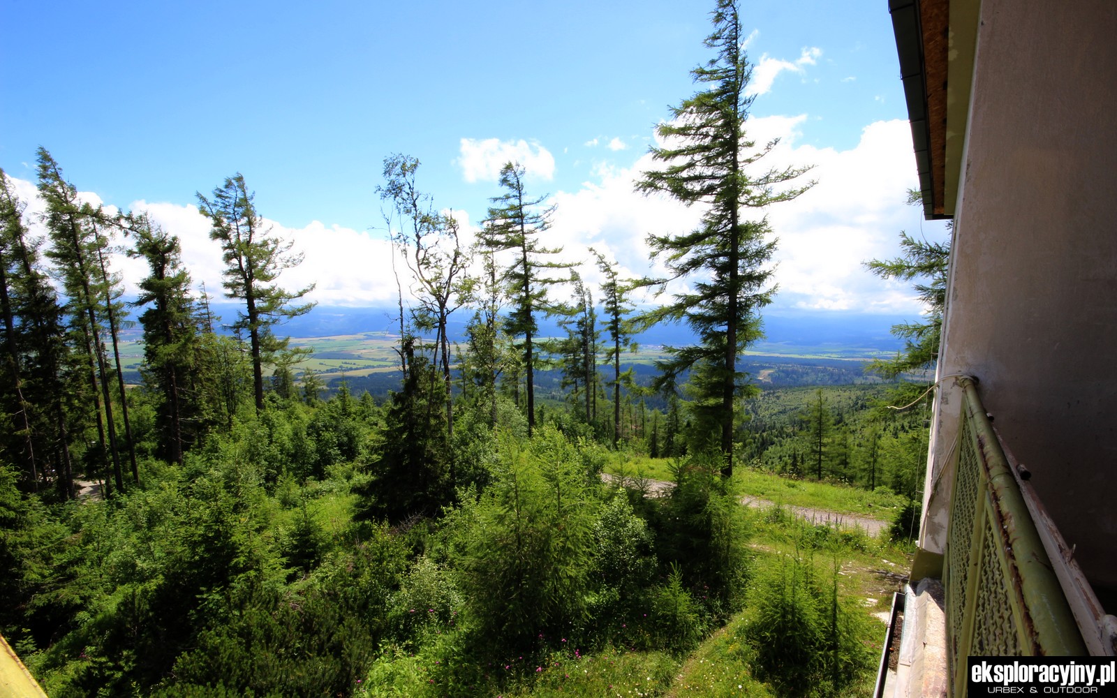 Panorama z drugiej strony tarasu